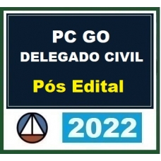 PC GO - DELEGADO DA POLÍCIA CIVIL DE GOIÁS - PCGO - CERS 2022 - PÓS EDITAL - RETA FINAL
