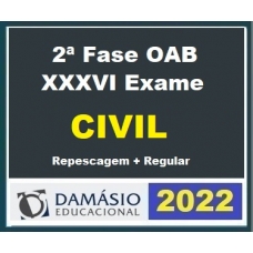 OAB 2ª FASE XXXVI (36) - DIREITO CIVIL - DAMÁSIO 2022
