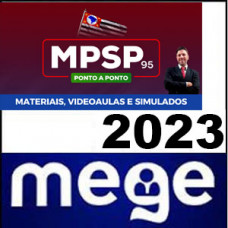 MP SP 95 - PONTO A PONTO - PROMOTOR DE JUSTIÇA - 2023 – MEGE