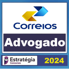 CORREIOS - ADVOGADO - PACOTE COMPLETO – Estratégia 2024