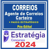 Correios (Agente de Correios – Carteiro + PASSO) Pós Edital – Estratégia 2024