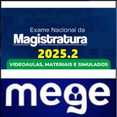 ENAM – Exame Nacional da Magistratura - MEGE 2025.2