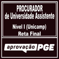 Procurador da Universidade Assistente (Nível I Unicamp) Reta Final – Aprovação PGE 2025