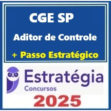 CGE-SP (Auditor de Controle) - Pacote Teórico + Pacote Passo Estratégico Estratégia 2025