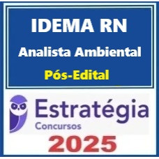 IDEMA-RN (Analista Ambiental) Pacote -  Estratégia 2025 Pós-Edital