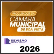 SPRINT CÂMARA MUNICIPAL DE BOA VISTA RR- REVISÃO PGE 2026 (Pós-edital)