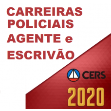 CARREIRAS POLICIAIS – ESCRIVÃO, AGENTE E PERITO (CERS 2020)