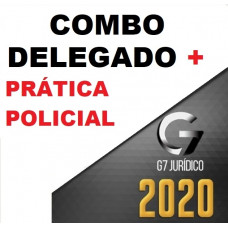 COMBO:  CURSO DELEGADO CIVIL + PRÁTICA POLICIAL - G7 JURÍDICO 2020