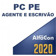 PC PE - AGENTE E ESCRIVÃO PCPE 2020 - ALFACON